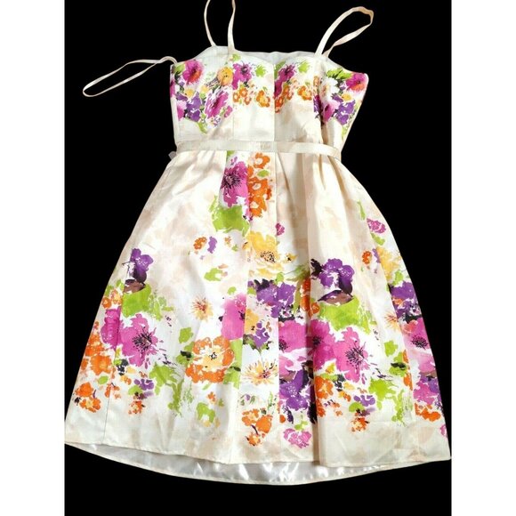 Vintage NOS Jessica Howard Womens Dress Retro Pin-up Garden Party US/8 - Picture 5 of 6